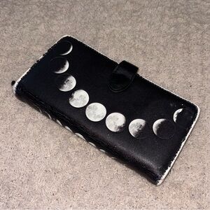 Black Moon Phase Wallet